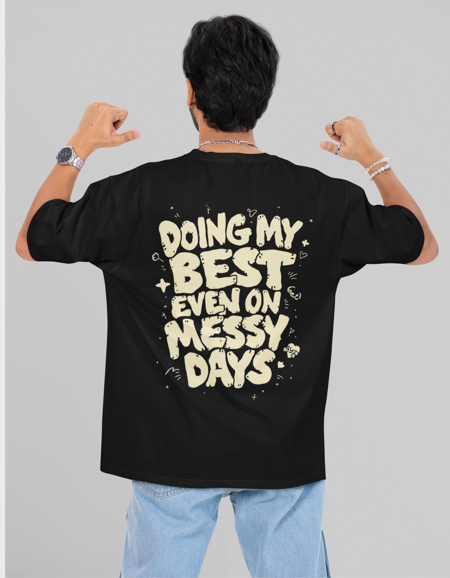 Men's Printed Oversized T-shirt