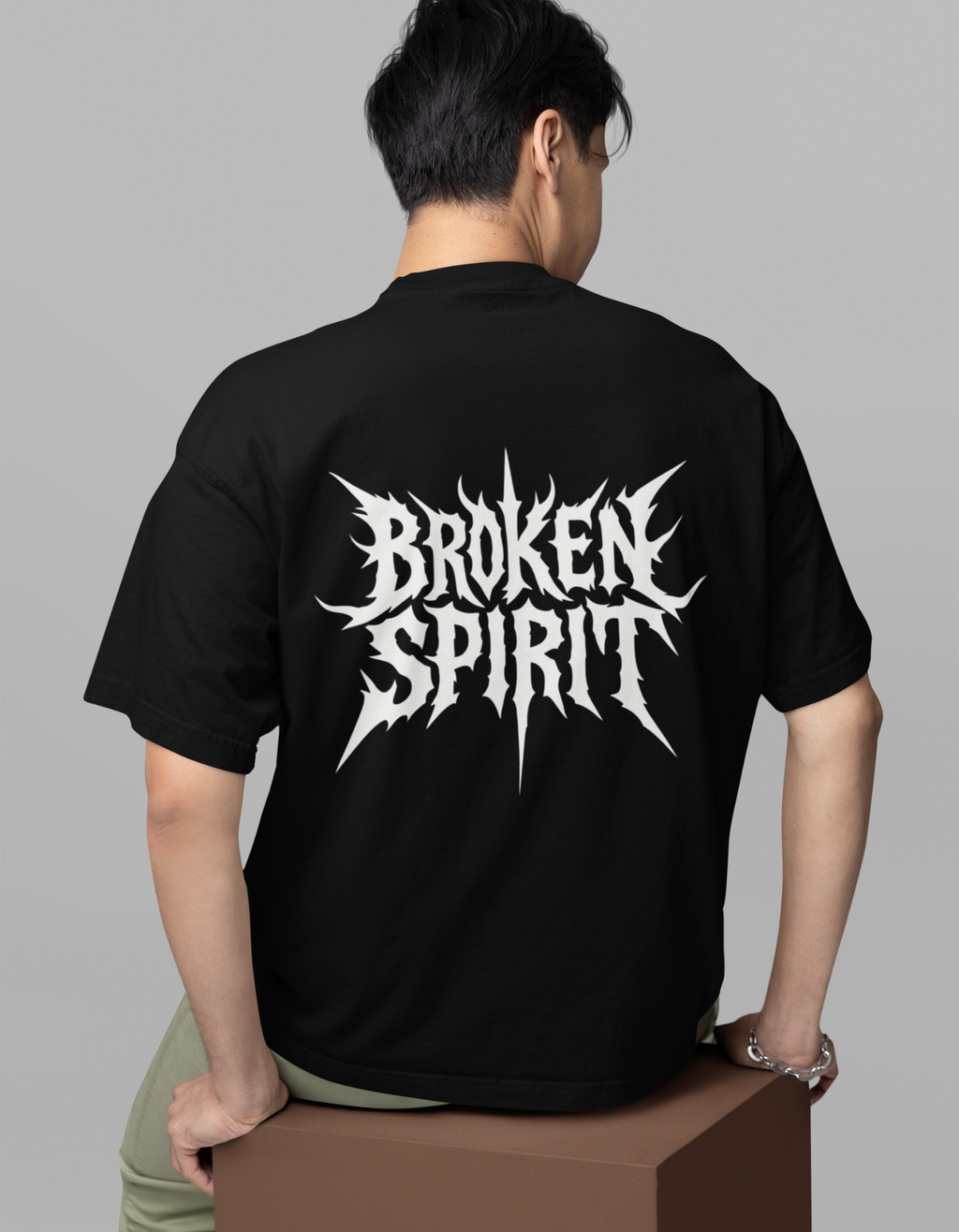 Broken Sprit Men Oversized T-Shirt