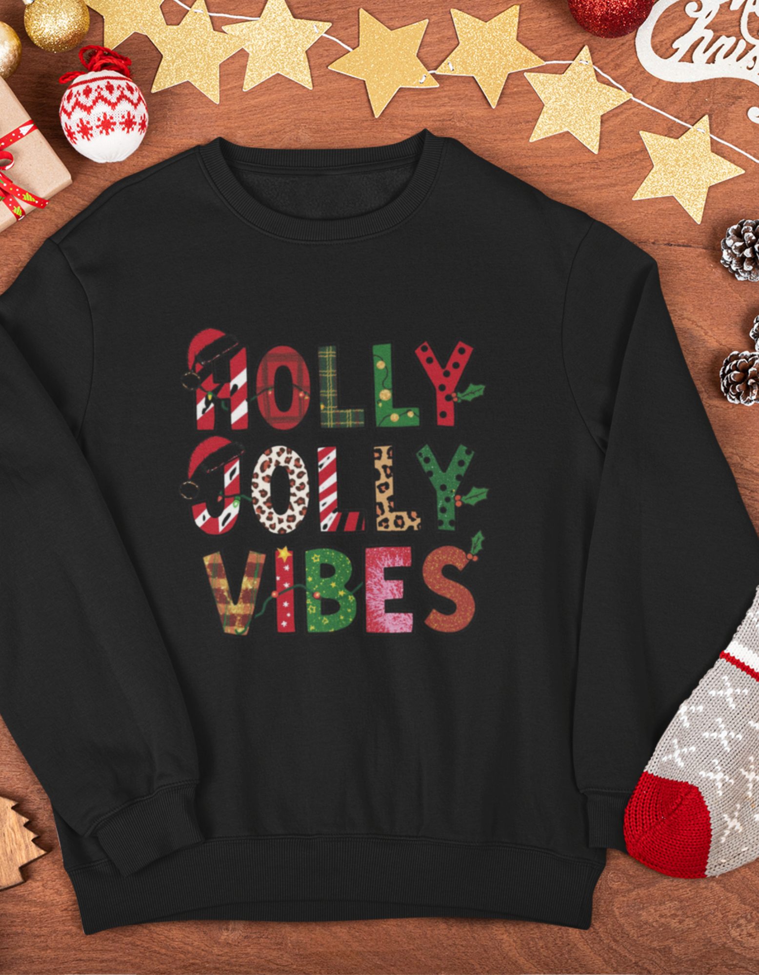 Women Christmas vibes Sweatshirt