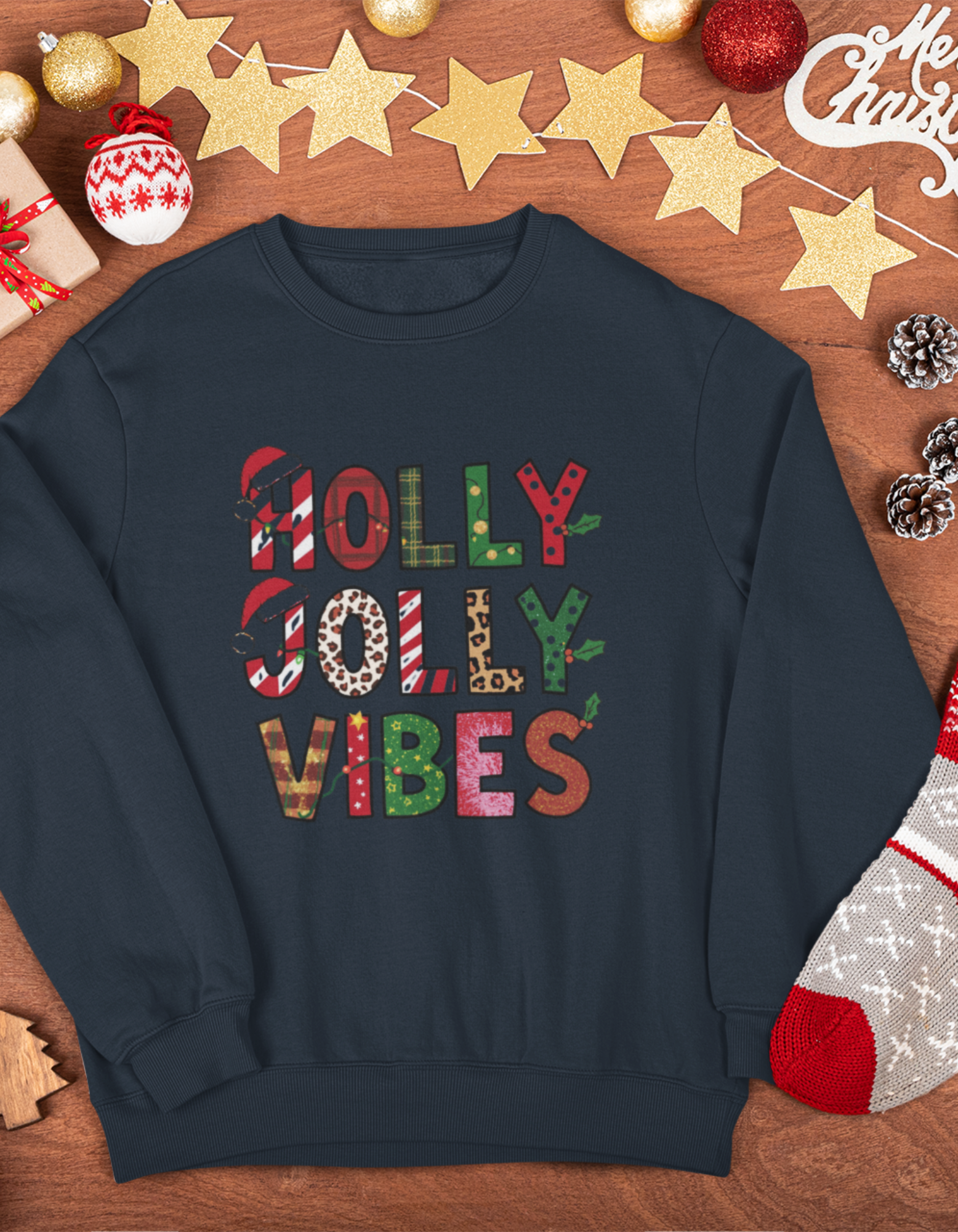 Women Christmas vibes Sweatshirt