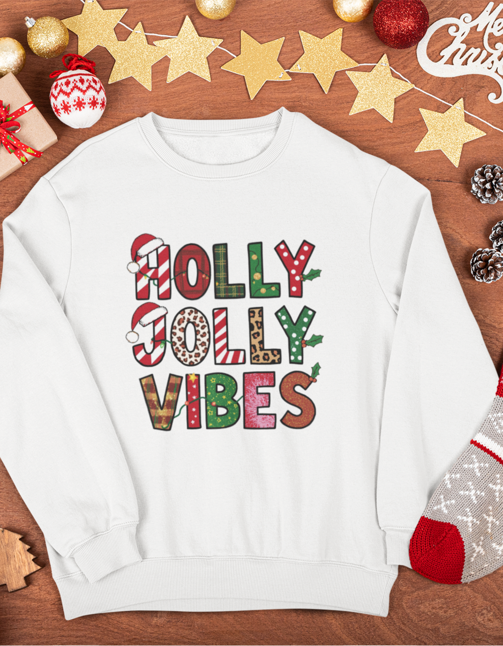 Women Christmas vibes Sweatshirt