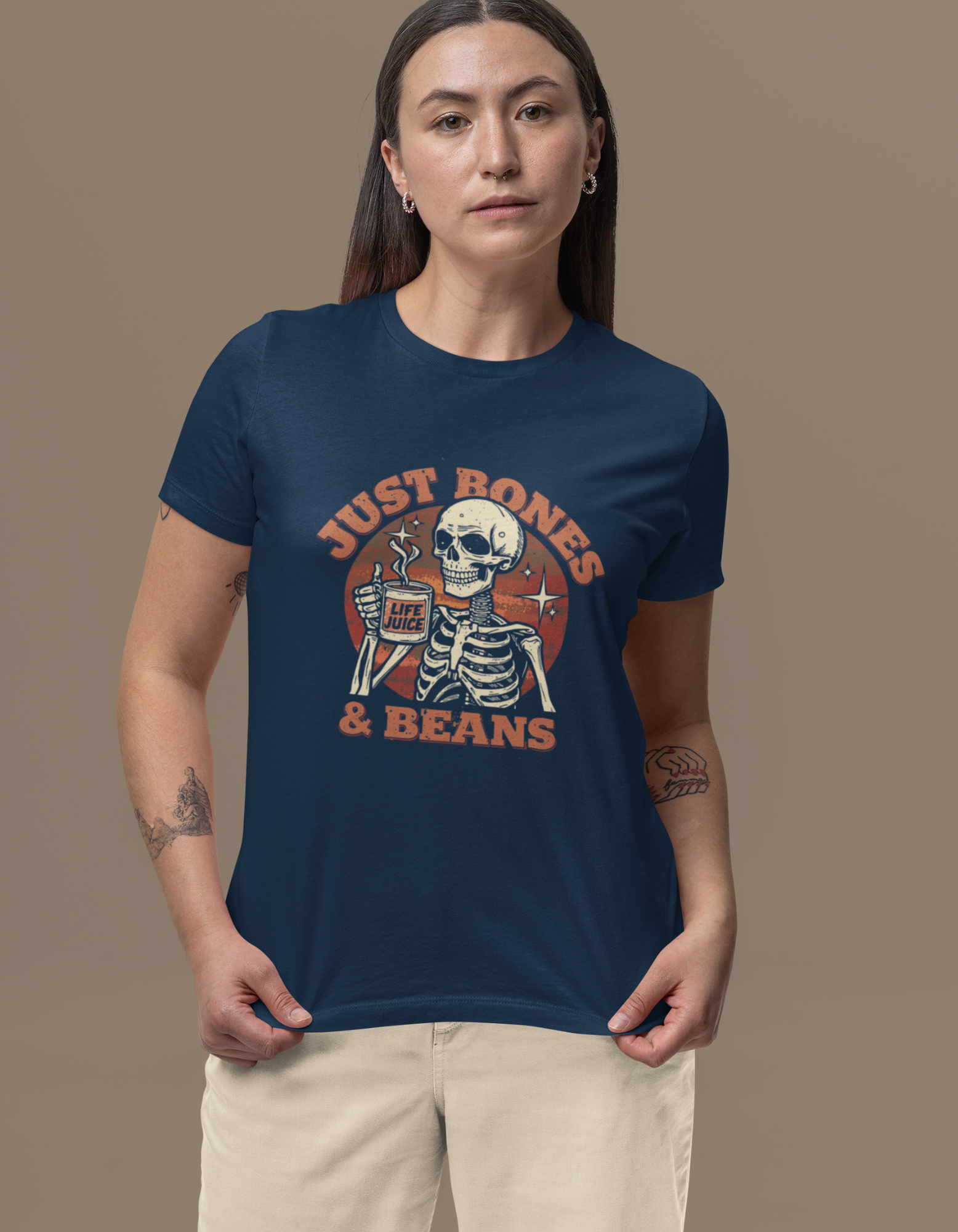 Just Bones & Beans Women's Crew T-Shirt