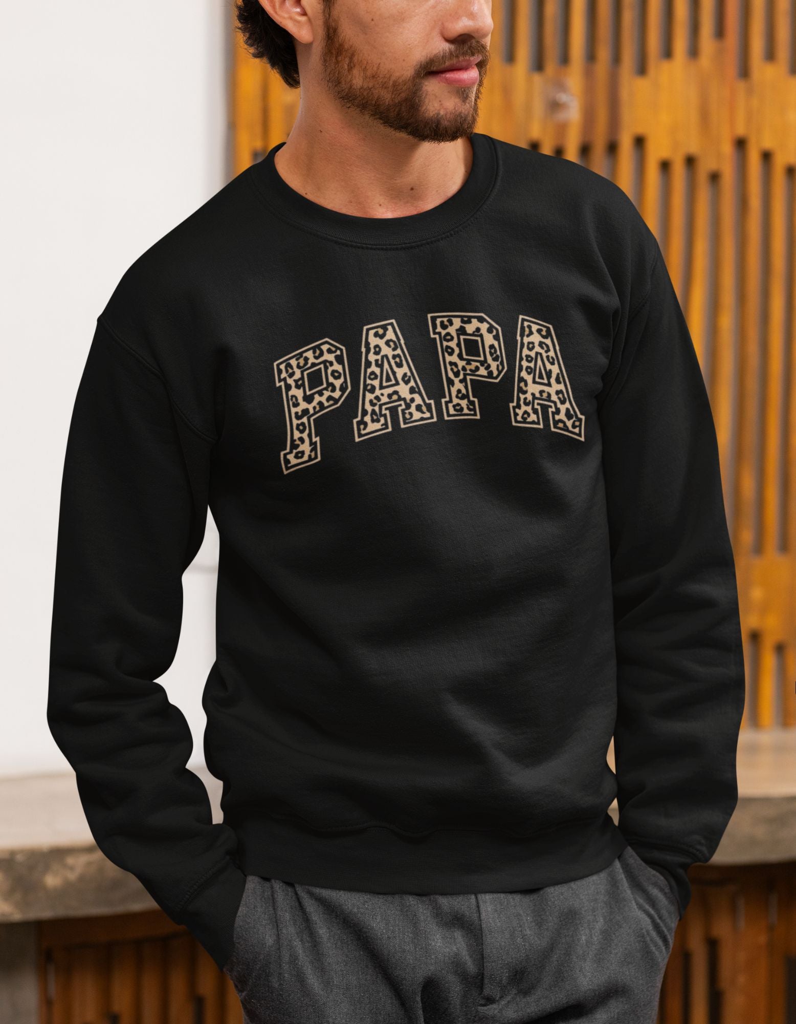 Papa Printed Sweatshirt for Dad