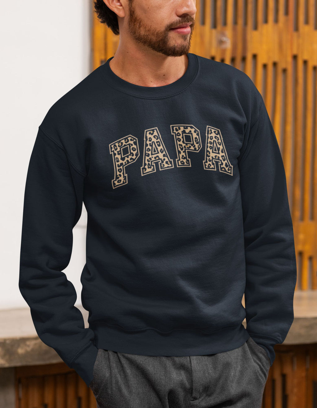 Papa Printed Sweatshirt for Dad