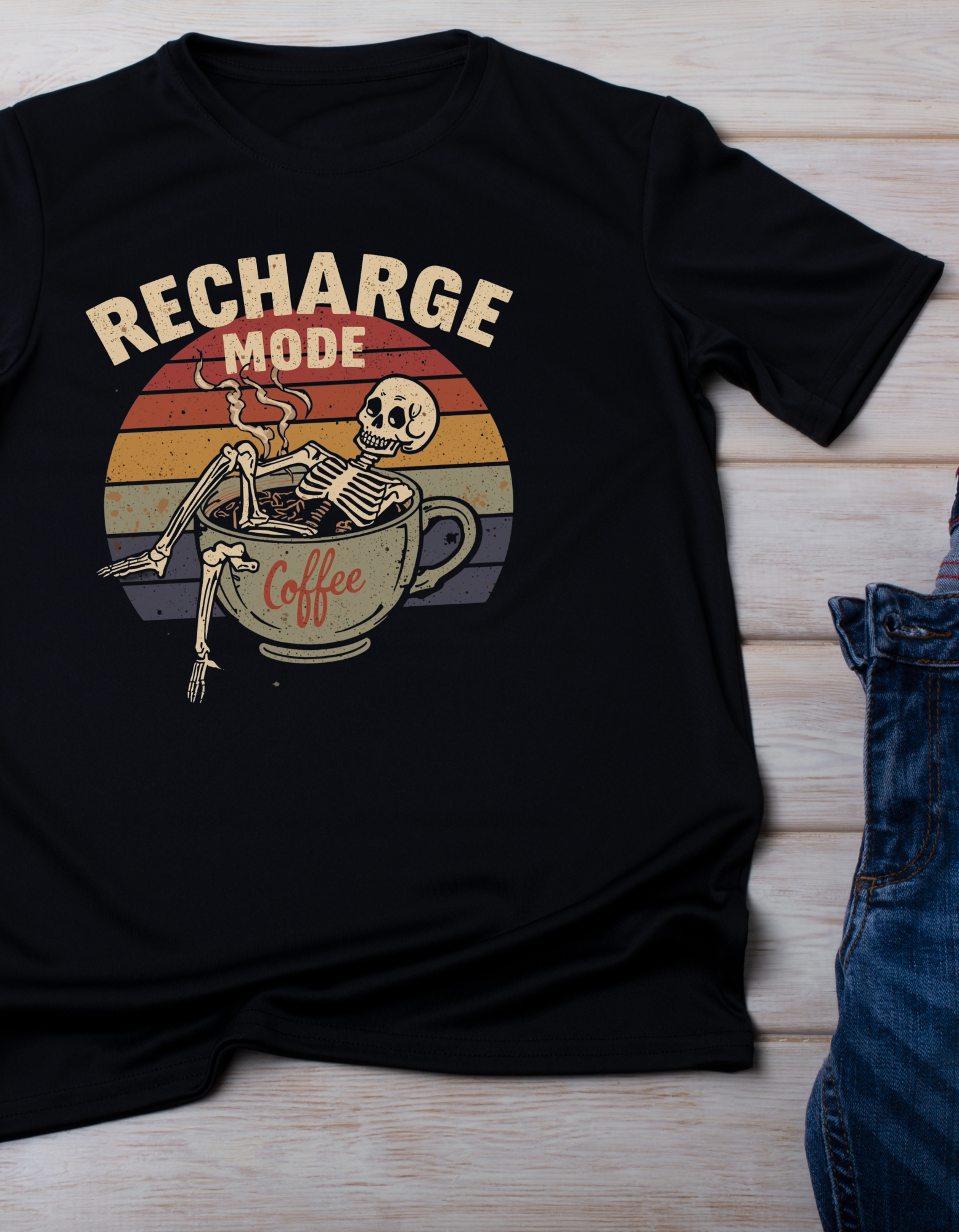 Men Coffee Printed  Classic T-Shirt