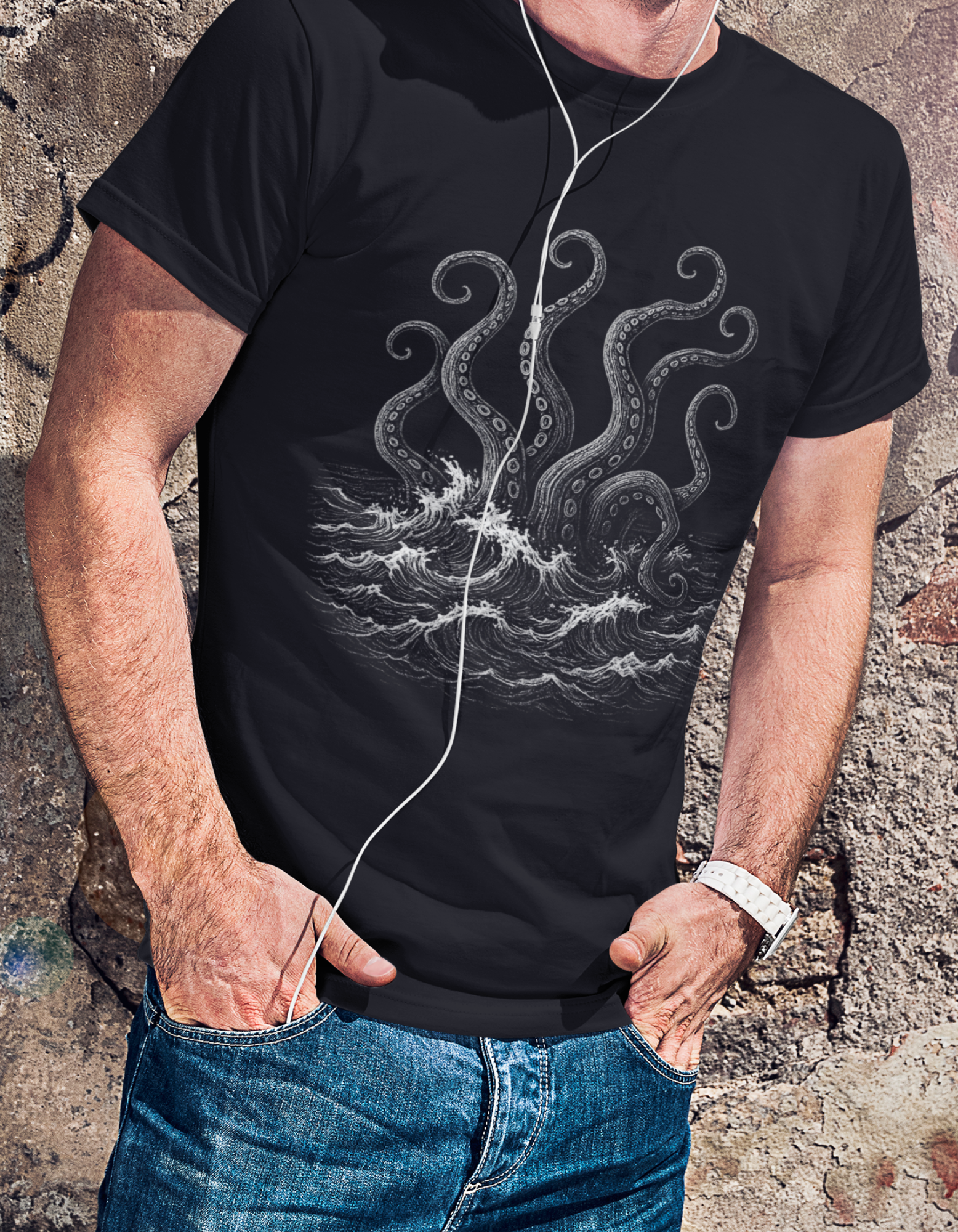 Men Printed Classic T-Shirt