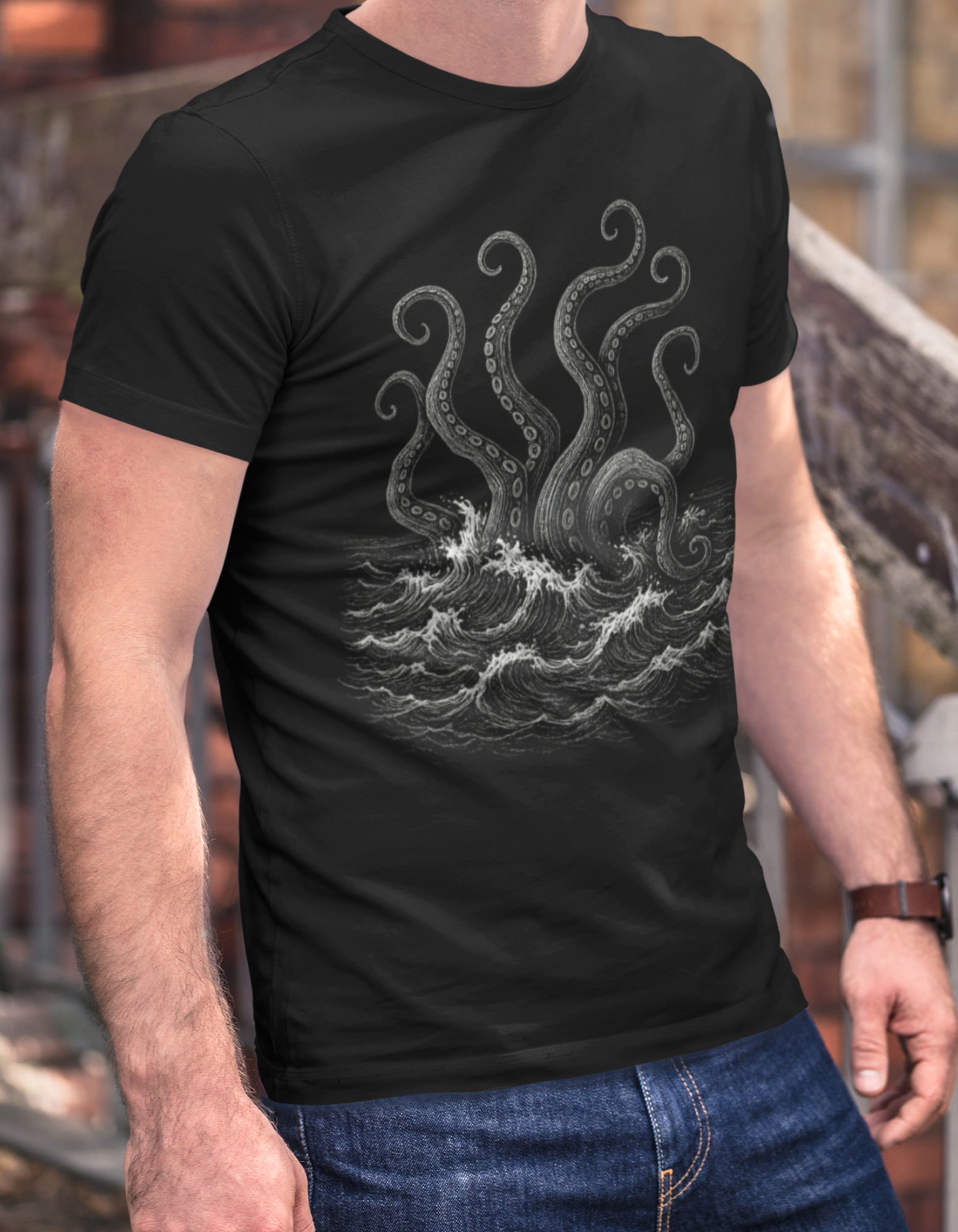 Men Printed Classic T-Shirt