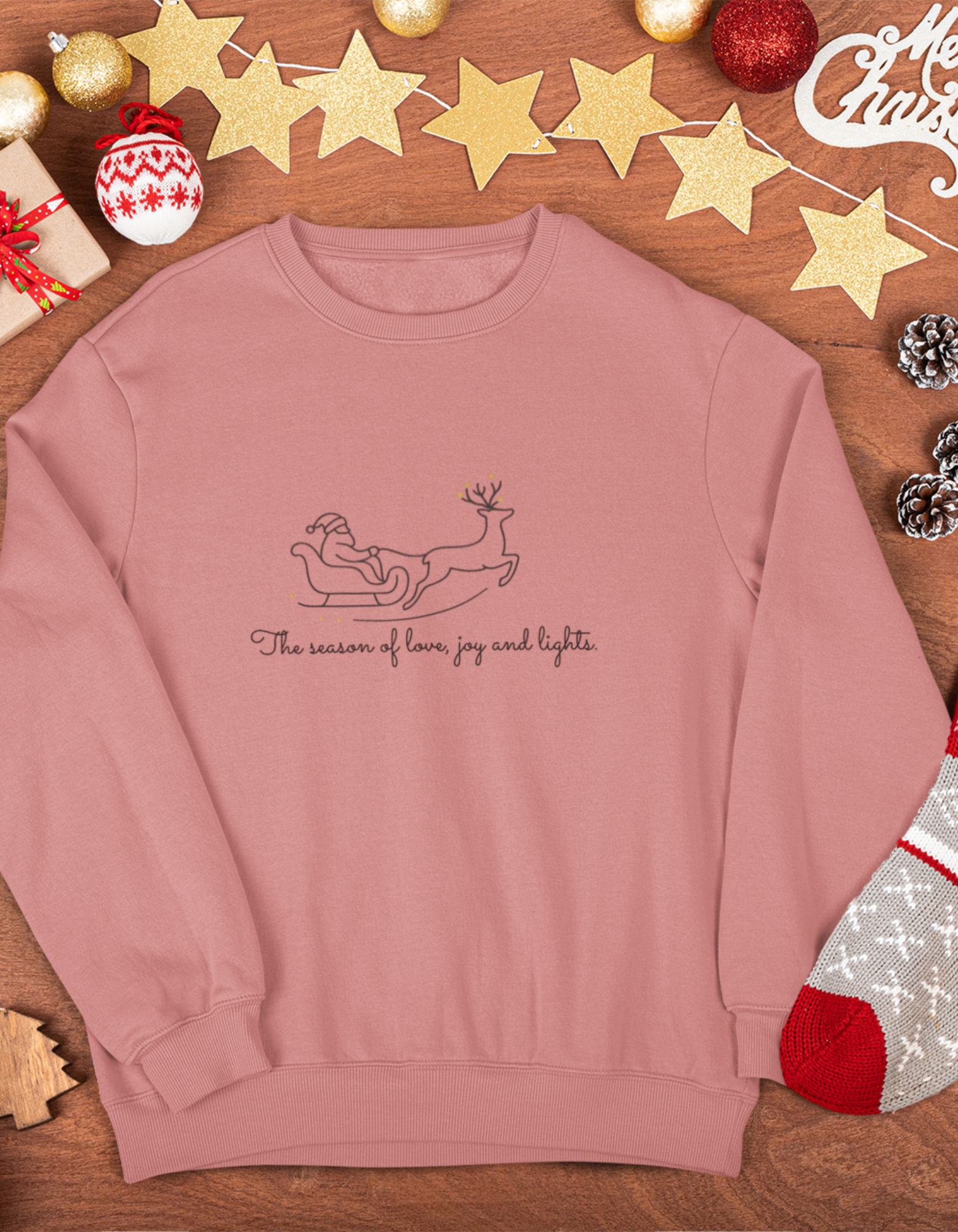 Women Christmas Printed Sweatshirt