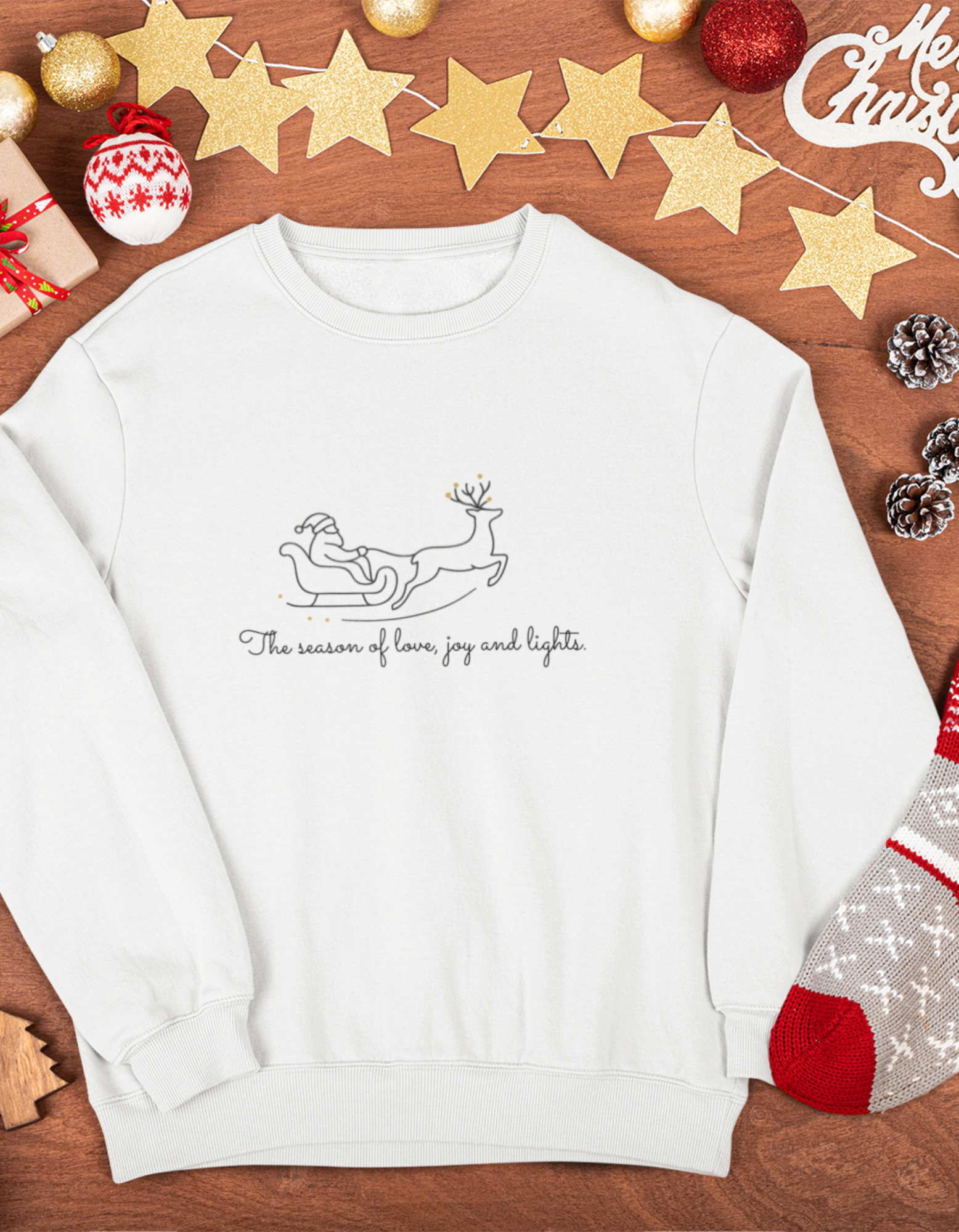 Women Christmas Printed Sweatshirt