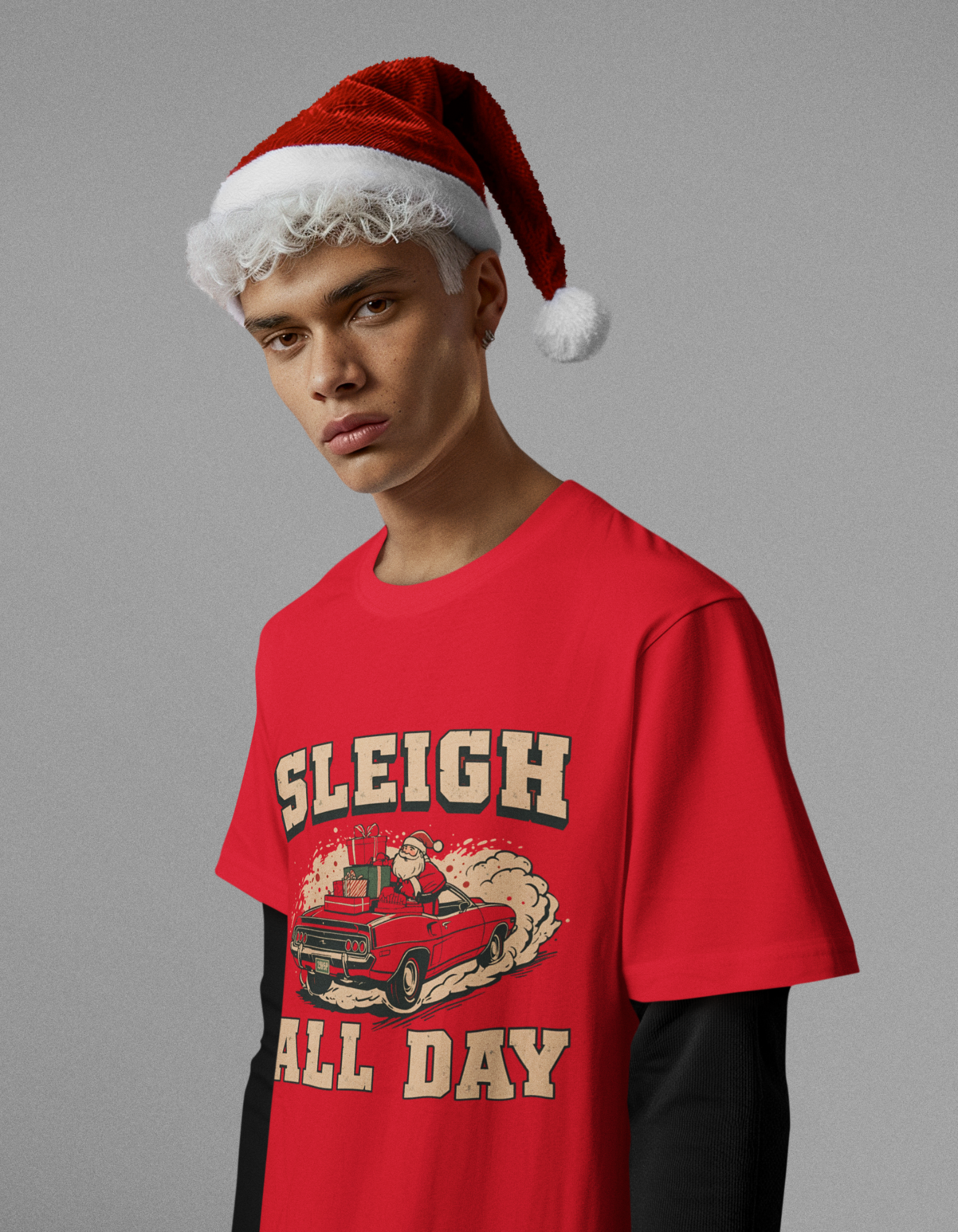 Men Christmas Oversized T-Shirt